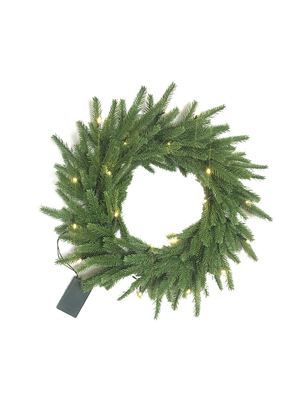 تاج گل کریسمس سری PE-45 سانتی متر