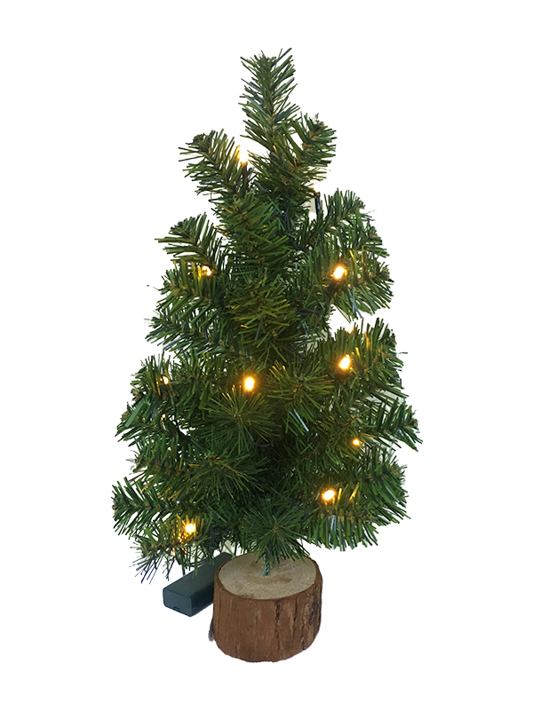 درخت کریسمس میز پاهای چوبی PVC Series-40CM